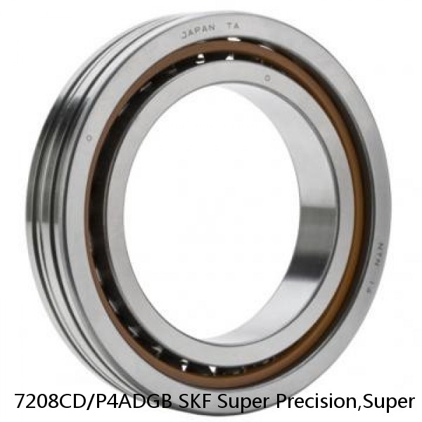 7208CD/P4ADGB SKF Super Precision,Super Precision Bearings,Super Precision Angular Contact,7200 Series,15 Degree Contact Angle #1 image