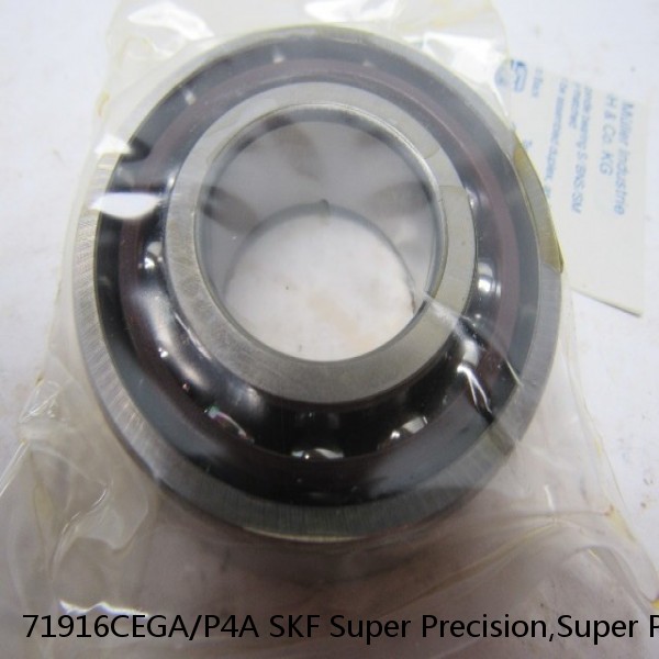 71916CEGA/P4A SKF Super Precision,Super Precision Bearings,Super Precision Angular Contact,71900 Series,15 Degree Contact Angle #1 image