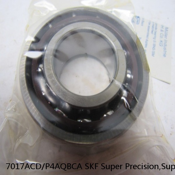 7017ACD/P4AQBCA SKF Super Precision,Super Precision Bearings,Super Precision Angular Contact,7000 Series,25 Degree Contact Angle #1 image