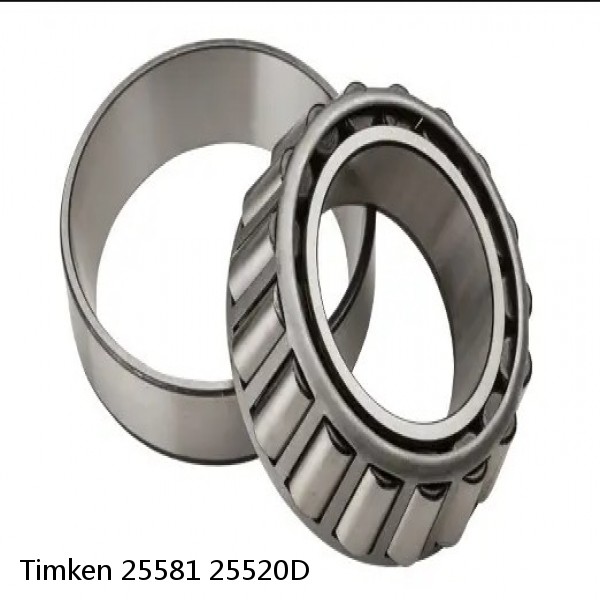 25581 25520D Timken Tapered Roller Bearings #1 image